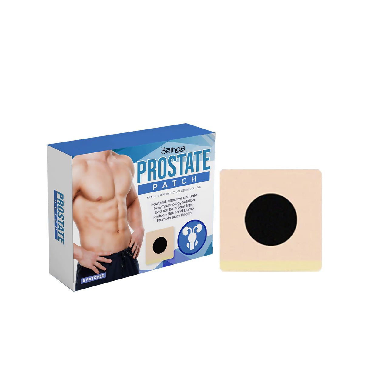 Prostate Patches, Men's Body Toning Care To Relieve Itching Discomfort Health Care Belly Button Patch - V.I.P Digital Presence
