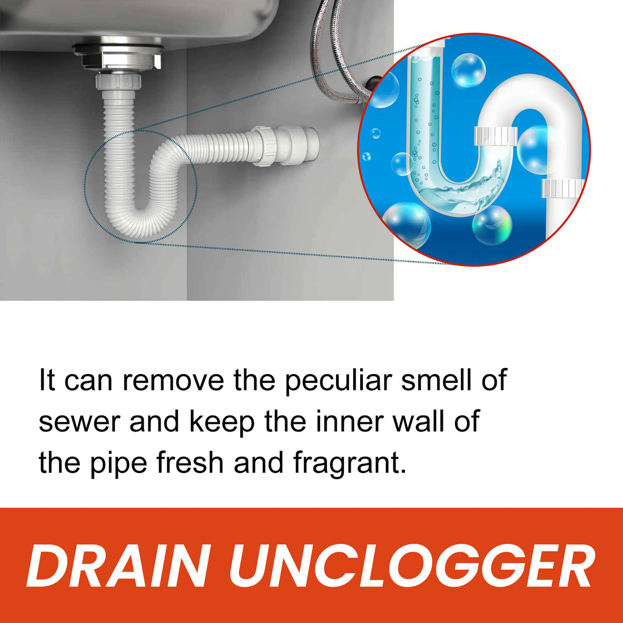 Pipe Dredge Agent, Dissolves The Toilet Toilet Floor Drain Kitchen Sewer Powder Oil Blockage Deodorization - V.I.P Digital Presence