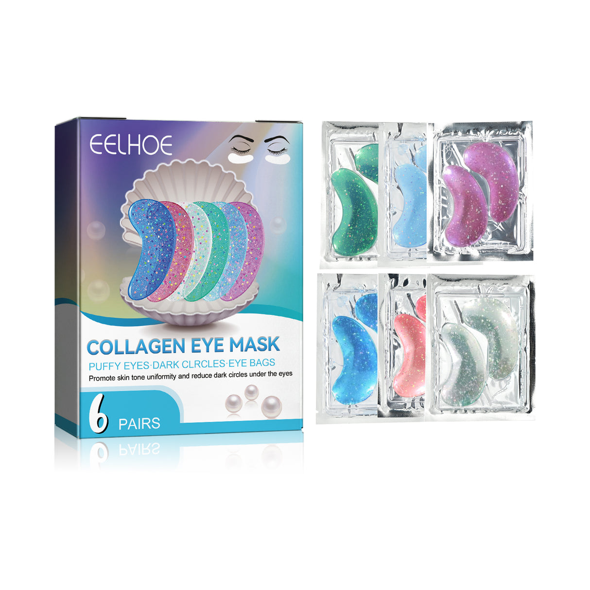 Collagen Eye Mask Removes Fine Lines And Dark Circles Hydrating And Firming Lift Crystal Eye Mask - V.I.P Digital Presence