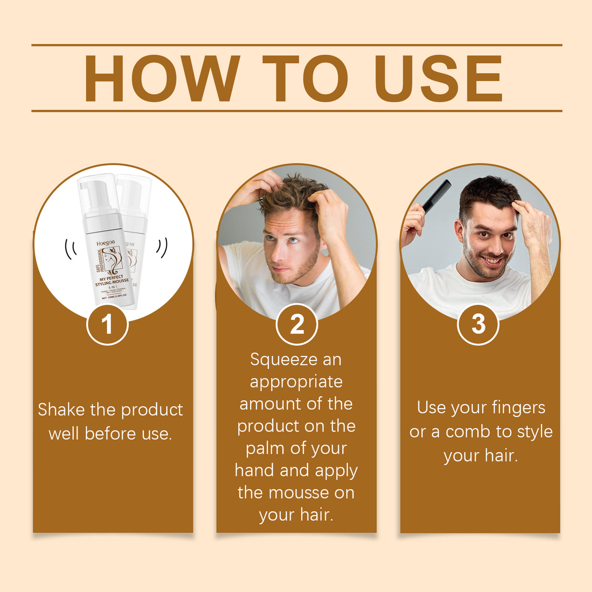 Hair Styling Mousse Moisturizing Hair Care Long Lasting Moisturizing Volume Styling Foam Styling Mousse - V.I.P Digital Presence