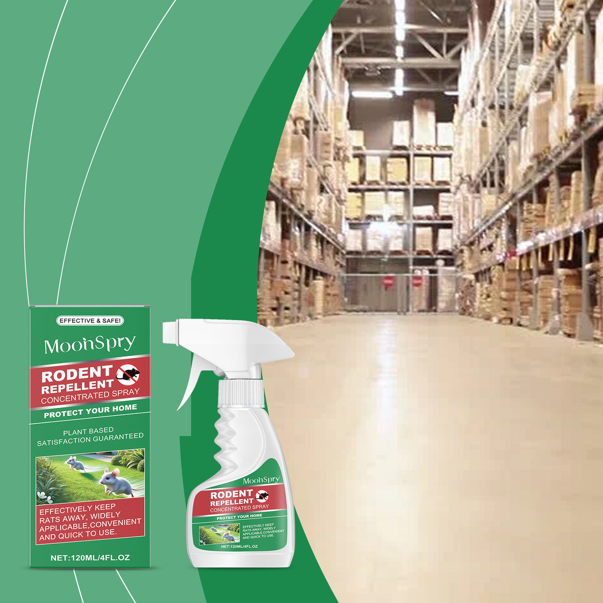 Mint Rat Repellent Spray Car Engine Outdoor Indoor Rat Repellent Rat Buster Spray - V.I.P Digital Presence