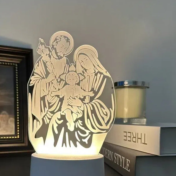 Acrylic 3D Night Light Creative Gift Bedroom Bedhead Atmosphere Plug in Small Desk Lamp - V.I.P Digital Presence