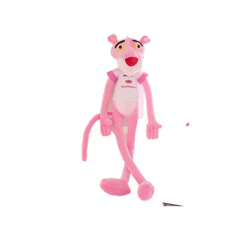 Internet celebrity pink leopard plush toy doll Dalang leopard long legs pink playful leopard jumping tiger large children's gift - V.I.P Digital Presence
