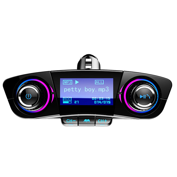 BT06 Car MP3 Bluetooth Player Car Charger Multi-Language Bluetooth Hands-Free FM Transmitter - V.I.P Digital Presence