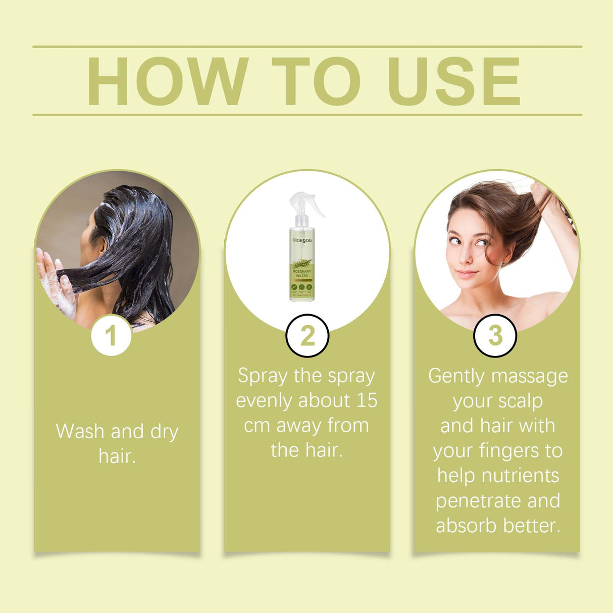 Rosemary Hair Care Spray Nourishes, Nurses, Softens And Leaves Fragrance, Strengthens And Restores Glossy Hair - V.I.P Digital Presence