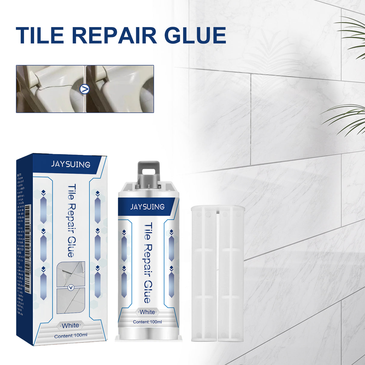 Casting Glue Household Tile Casting Repair Transparent Waterproof High Temperature Resistant Metal Plastic Welding Agent - V.I.P Digital Presence