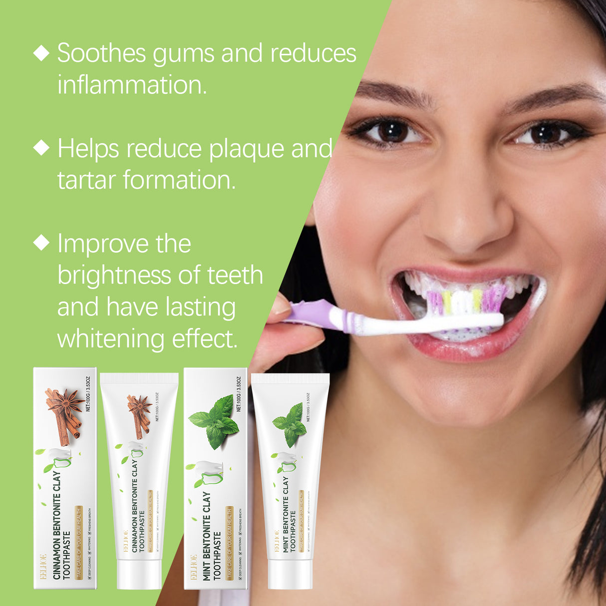 Volcanic Ash Tooth Cleaning Toothpaste Improves Yellow Teeth And Gently Cleans Tooth Dirt Daily Care Toothpaste - V.I.P Digital Presence