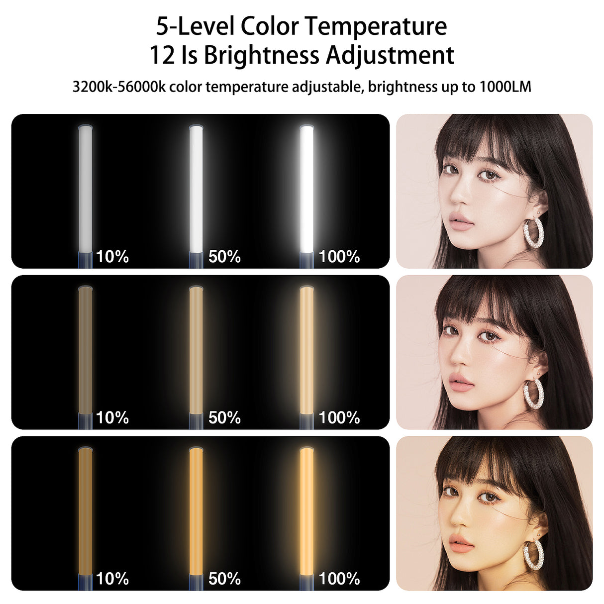 RGB Colorful LED Stick Fill Light Handheld 3200K-5600K LED Flash Light stick Speedlight Photographic Lighting - V.I.P Digital Presence