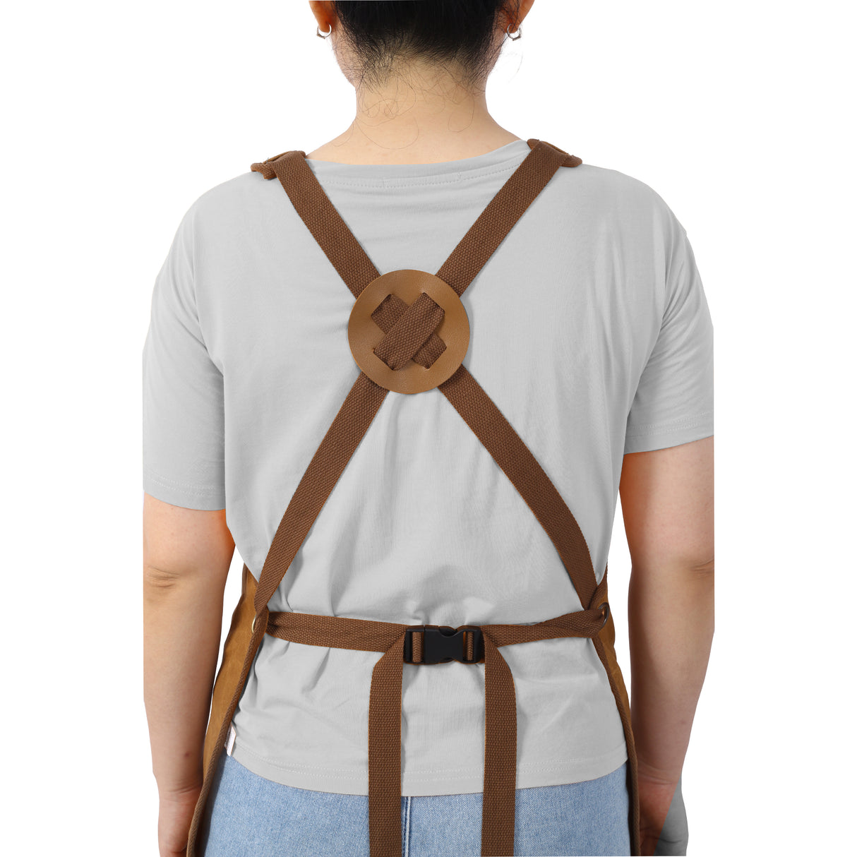 Long heavy-duty waxed canvas tool apron, carpenter apron, carpenter apron, carpenter waterproof 18 ounces - V.I.P Digital Presence