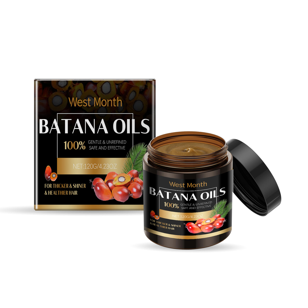 Batana Hair Care Mask, Gently Nourishes And Softens Hair, Moisturizes And Hydrates Hair Care Mask - V.I.P Digital Presence