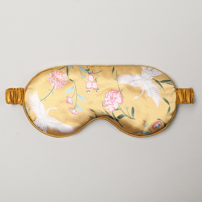 Double-Sided Imitation Silk Eye Mask Satin Silk Eye Protection Blackout Sleep Mulberry Silk Eye Mask Printed Spot Wholesale - V.I.P Digital Presence