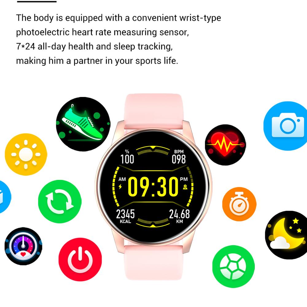 Women Smart Watch Real-time Weather Forecast Activity Tracker Heart Rate Monitor Sports Ladies Smart Watch Men For Android IOS - V.I.P Digital Presence