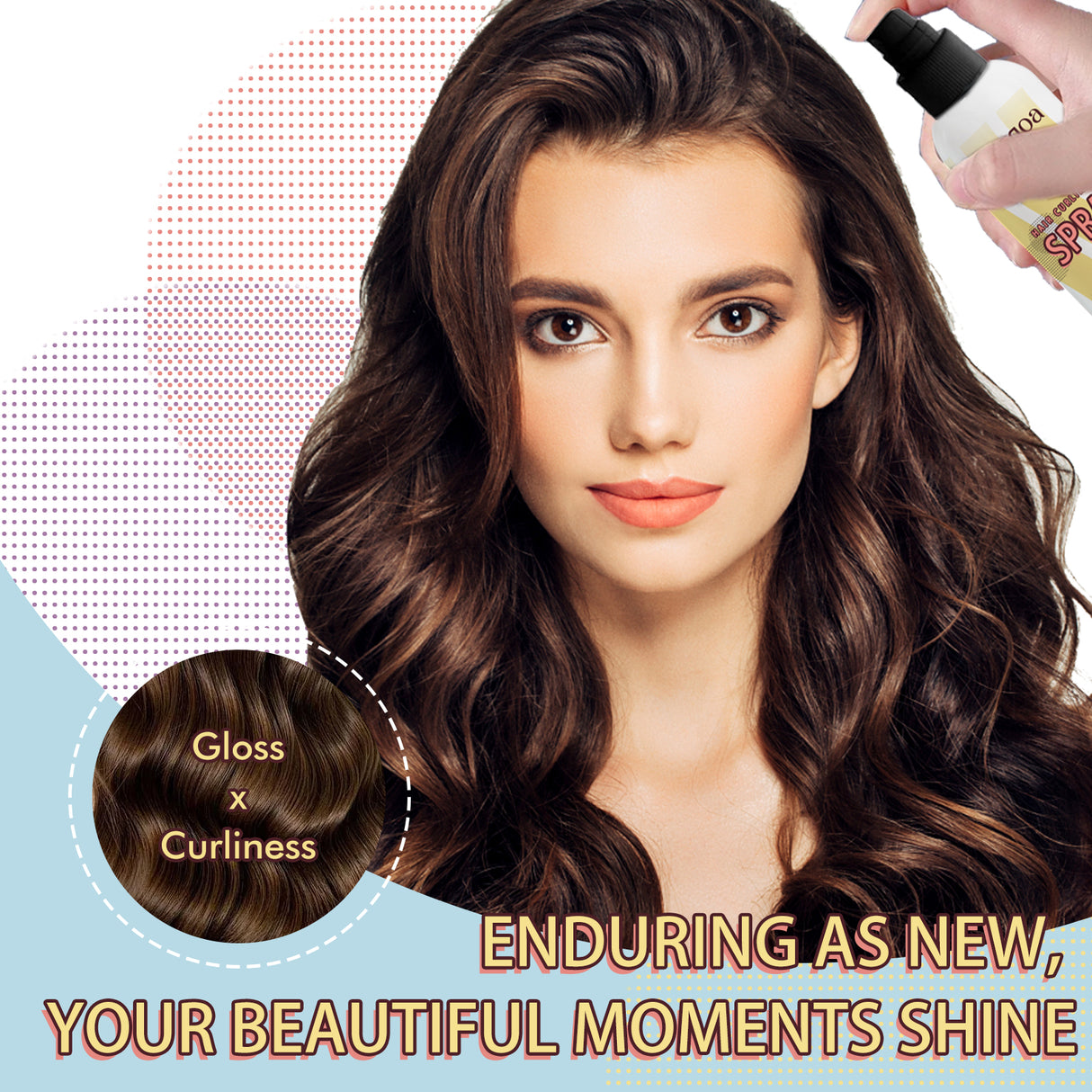 Hair Curling Set, Moisturizing Curly Hair Styling Curly Styling Moisturizing Leave-In Hair Care - V.I.P Digital Presence