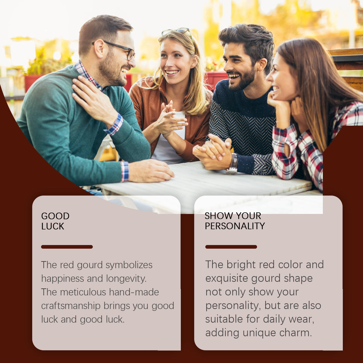 Handmade Red Gourd Bracelet Fashion Elegant Durable Niche Design Dating Red Bracelet - V.I.P Digital Presence