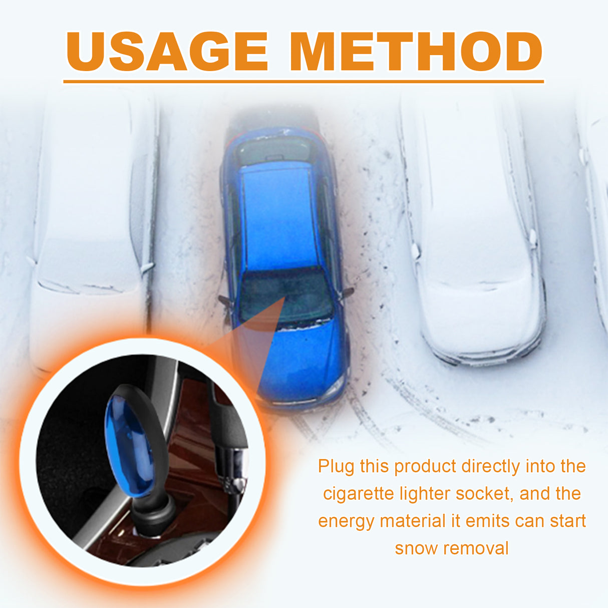 Electromagnetic Heating Snow Removal Device, Car Glass Snow Removal Defrosting Portable Car Deicing Instrument - V.I.P Digital Presence