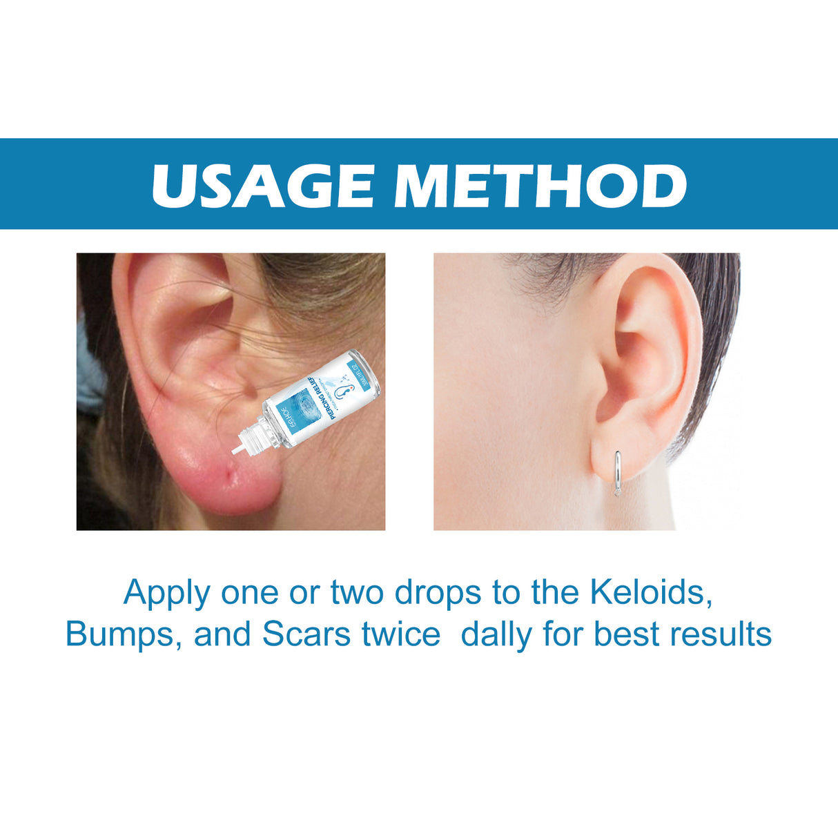 Piercing Repair Drops For Ear Piercing Care Gently Relieves Piercing Lumps And Moisturizes Skin