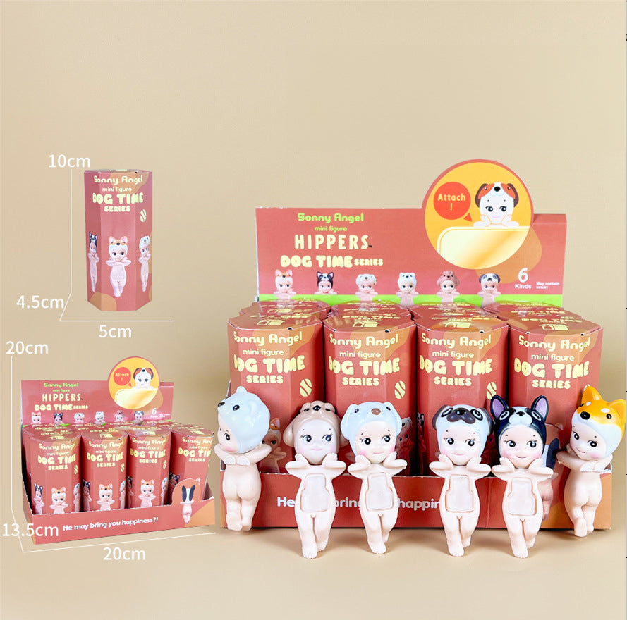 Party Angel Cheek Blind Box Car Ornament Mobile phone Decoration Handmade Anime Doll Finished End Box - V.I.P Digital Presence