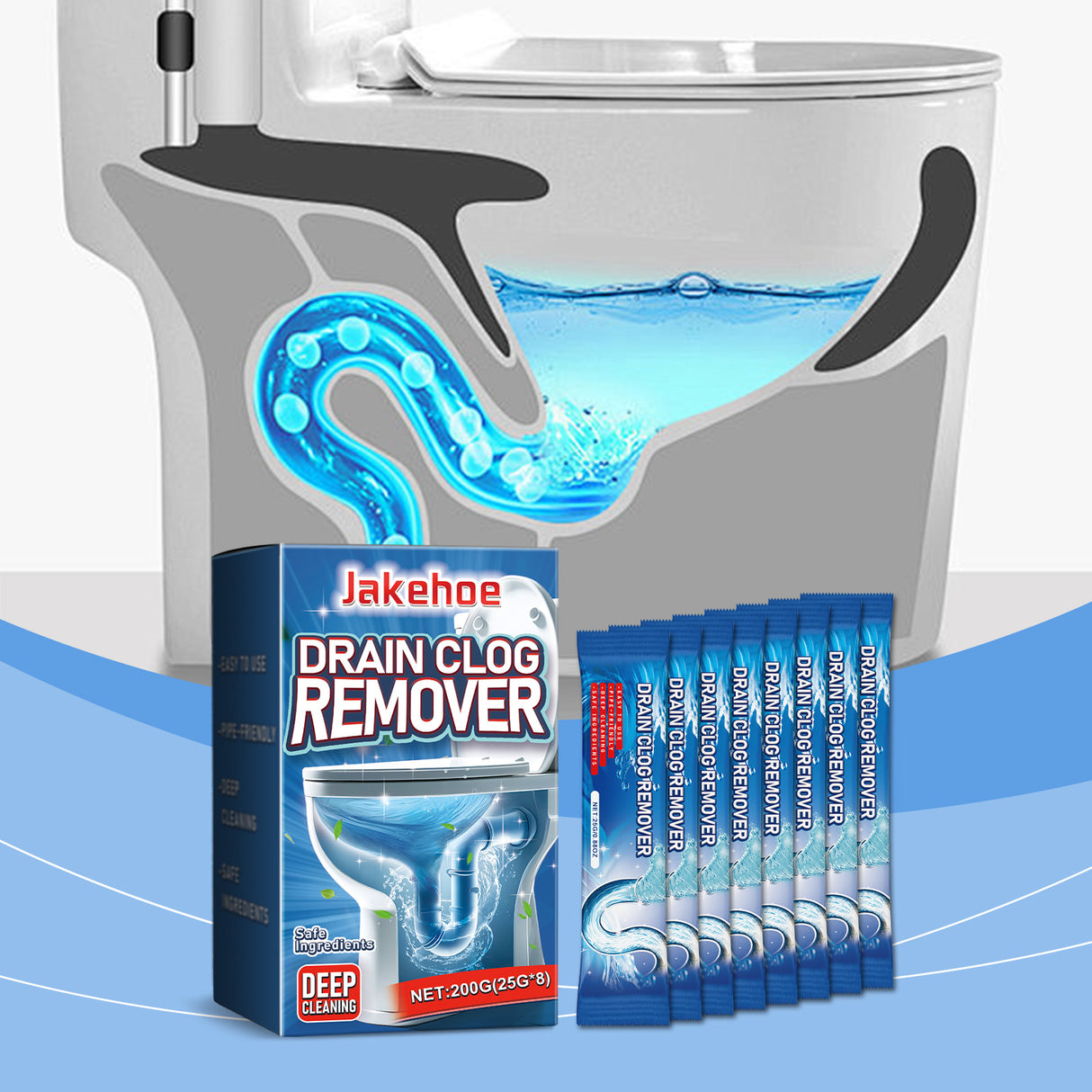 Toilet Toilet Pipe Clog Remover Deodorant Toilet Toilet Pipe Clog Remover - V.I.P Digital Presence