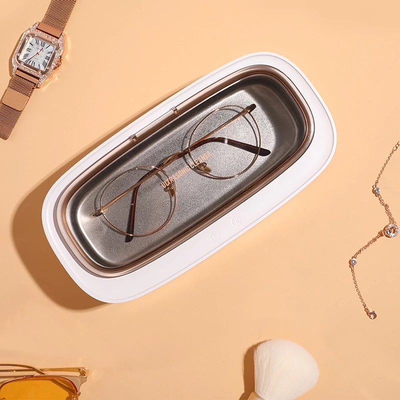 Ultrasonic Cleaner Jewelry Glasses Ultrasonic Cleaning Machine 45KHz High Frequency Vibration Bath Washer for Watch Makeup Brush - V.I.P Digital Presence