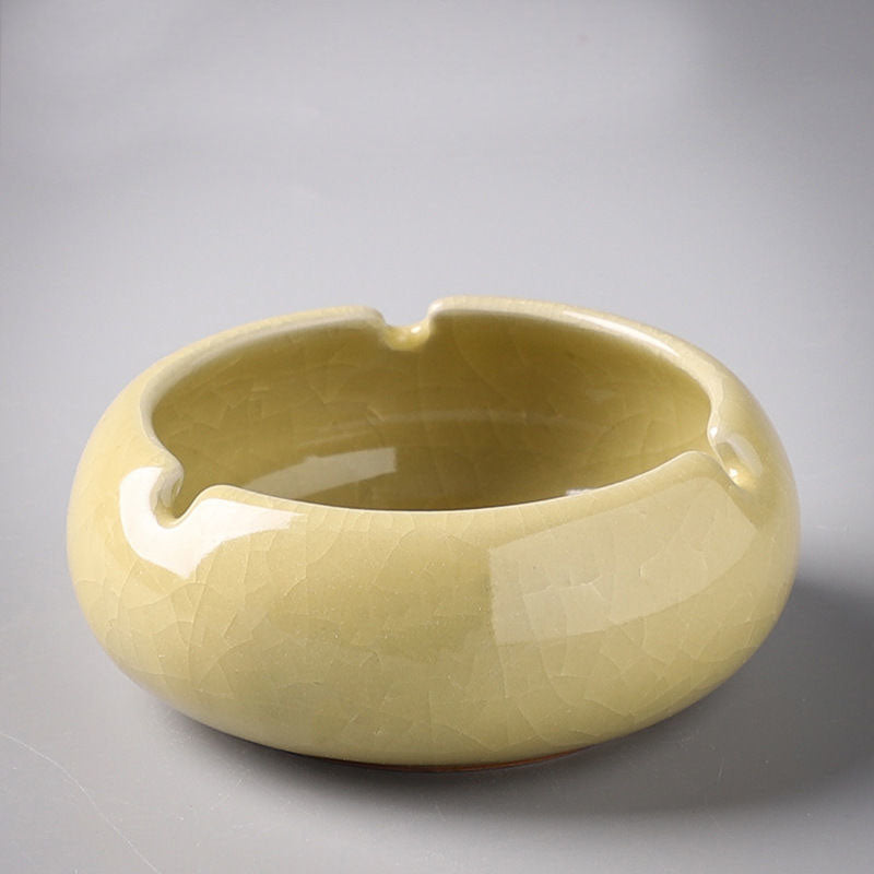 Ceramic ashtray home living room office personality creative retro anti-fly ash ashtray - V.I.P Digital Presence