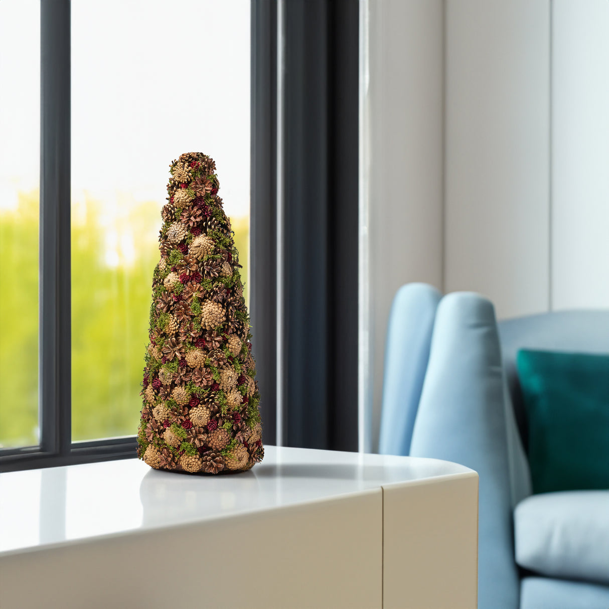 PINE CONE TABLE TOP TREE - V.I.P Digital Presence