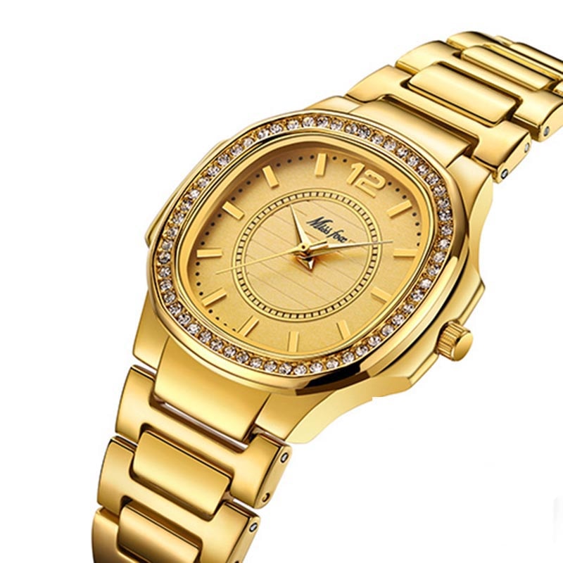 Missfox 2549 Women Watches Women Fashion Watch Geneva Designer Ladies Watch Luxury Brand Diamond Quartz Gold Wrist Watch Gifts For Women - V.I.P Digital Presence