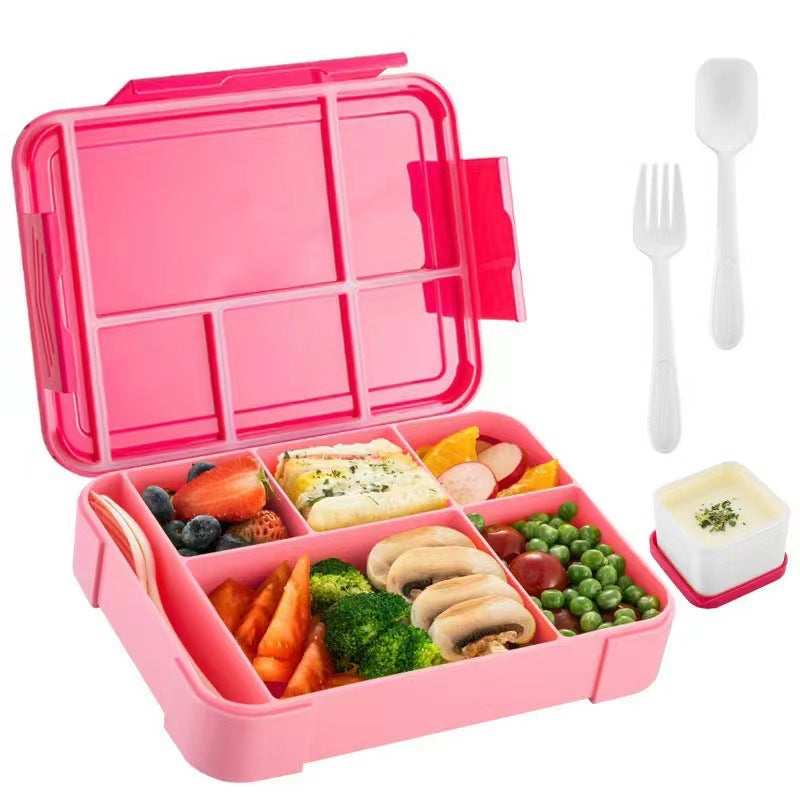 Japanese style simple portable microwaveable double layer partition lunch box - V.I.P Digital Presence