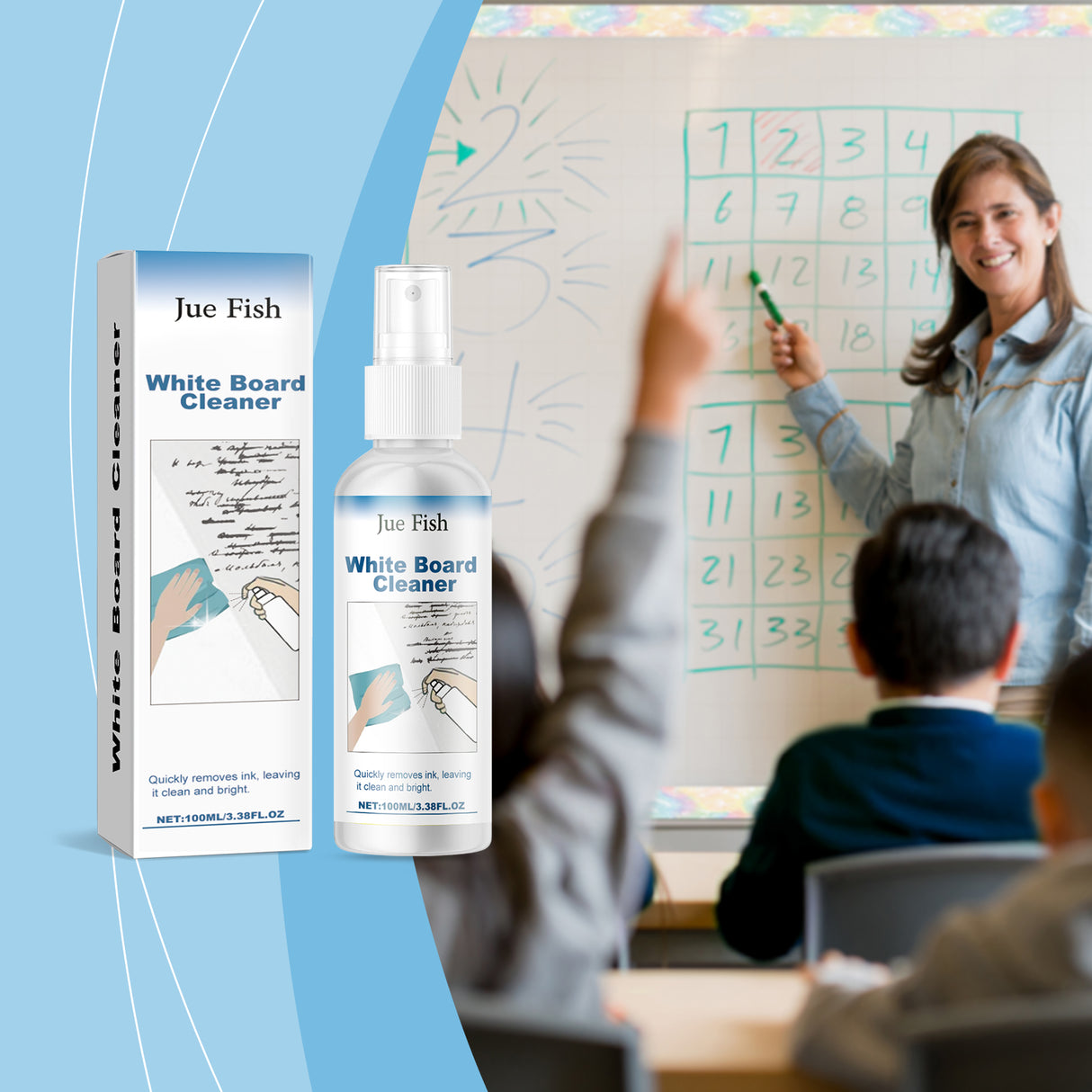 Whiteboard Cleaner Office Classroom Oil-Based Marker Whiteboard Handwriting Removal Cleaner - V.I.P Digital Presence