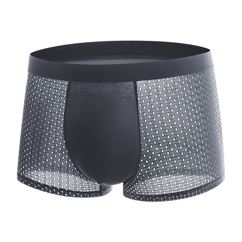 Mesh ice silk mesh underwear for men's square angle underwear - V.I.P Digital Presence