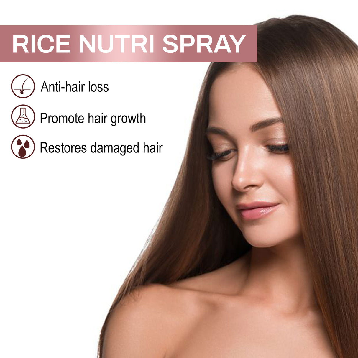 Rice hair Care Spray strengthens hair and moisturizes scalp - V.I.P Digital Presence
