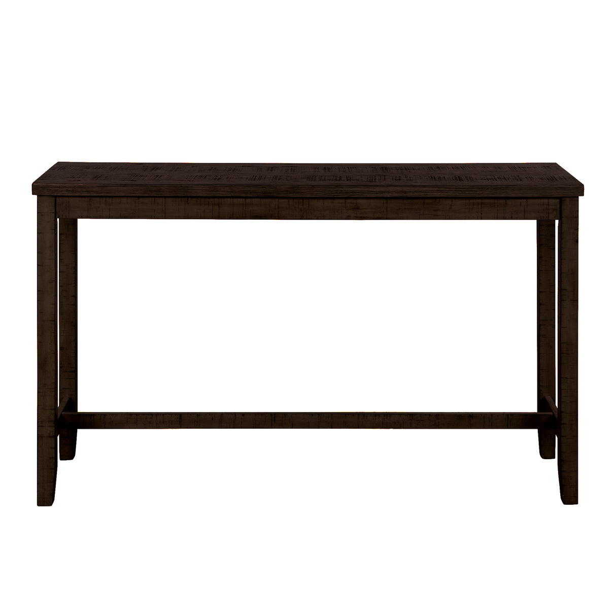 TOPMAX 4 Pieces Counter Height Table with Fabric Padded Stools, Rustic Bar Dining Set with Socket, Brown - V.I.P Digital Presence