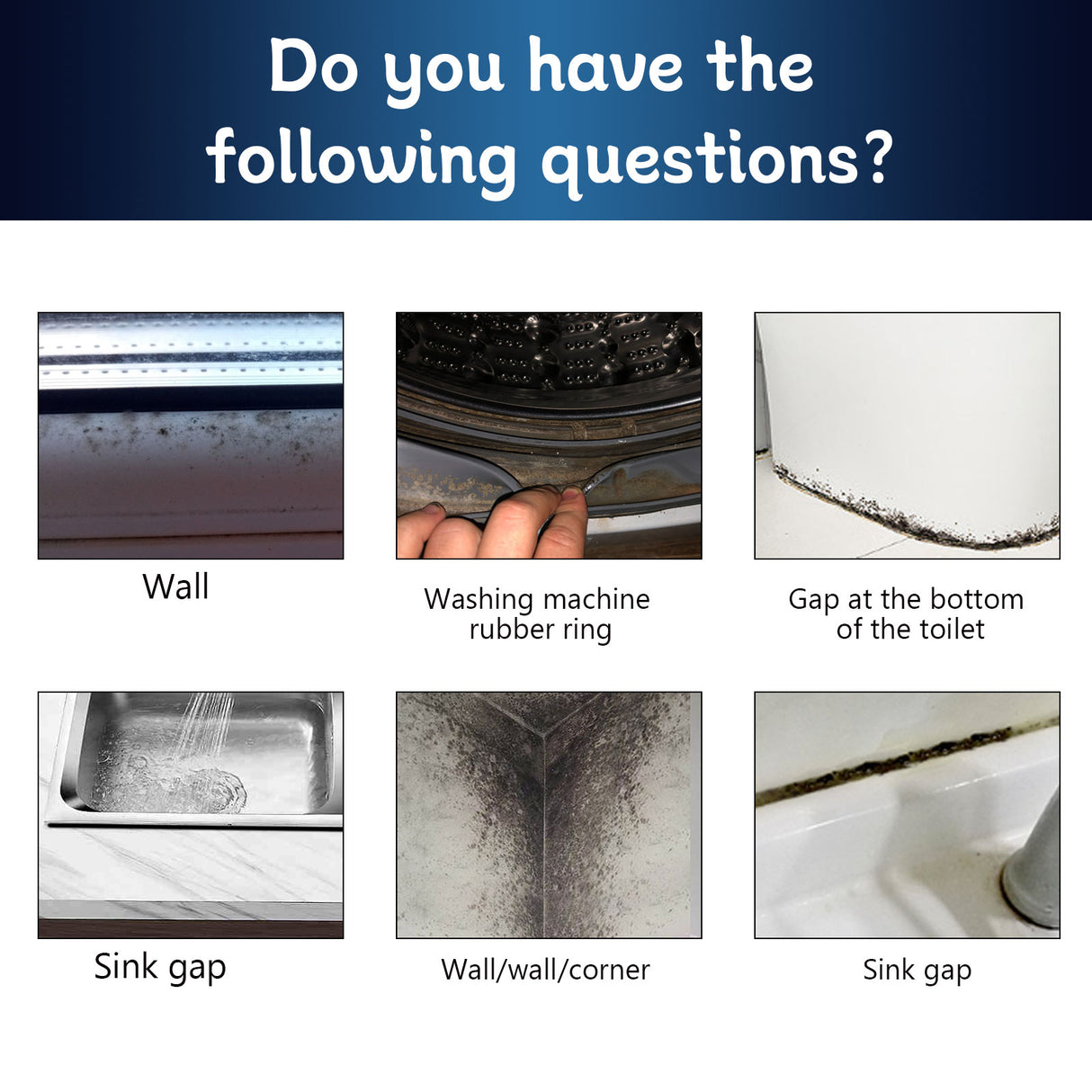 Mildew Remover Gel Multi-functional Mildew Remover Wall Tile Gap Bathroom Ceiling Cleaner - V.I.P Digital Presence