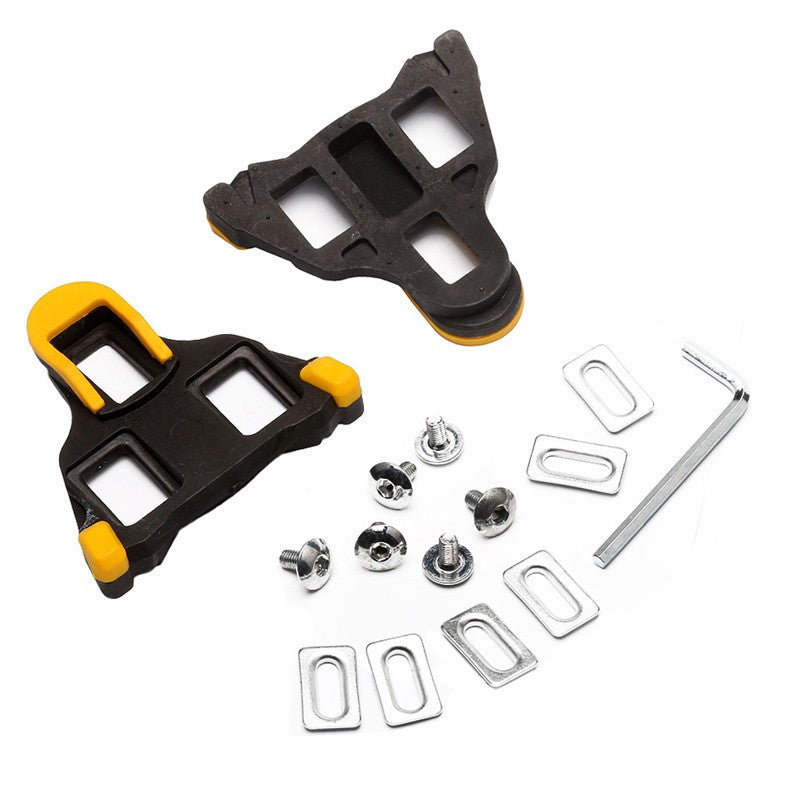 Bicycle Splint Set Special For Road Cycling Shoes|Riding Equipment Red And Yellow Optional Pedal 6 Degrees