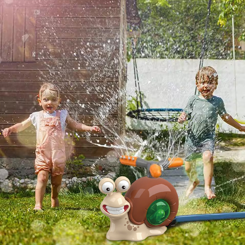 Cartoon snail sprinkler for boys and girls, summer garden lawn, water - spraying toys, fun pool party, backyard - V.I.P Digital Presence