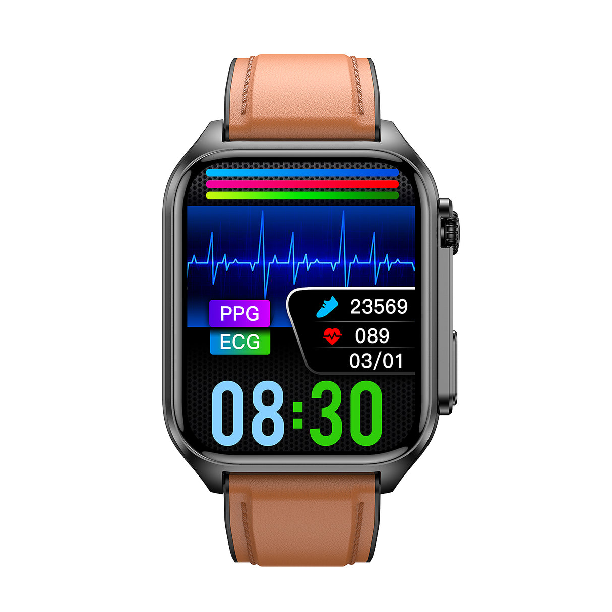 Non invasive blood sugar smart watch TK12ECG ECG blood pressure blood oxygen sleep monitoring call bracelet - V.I.P Digital Presence