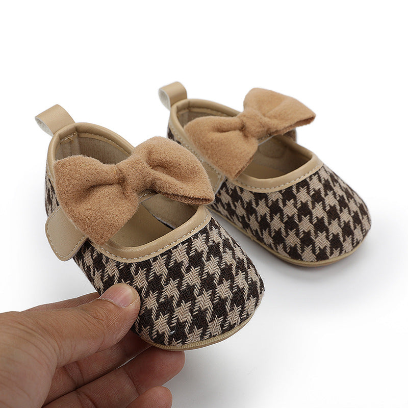 Baby Girl Shoes Rubber Sole Baby Princess Shoes Babyshoes Newborn Indoor Shoes