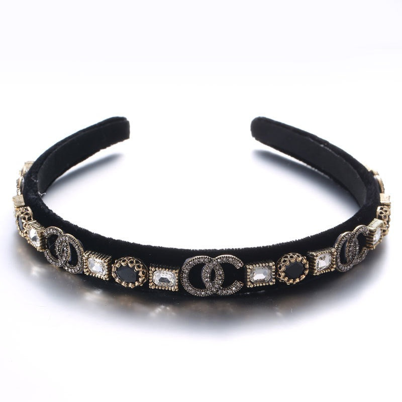 Fine edged glass drill sponge hair hoop - V.I.P Digital Presence