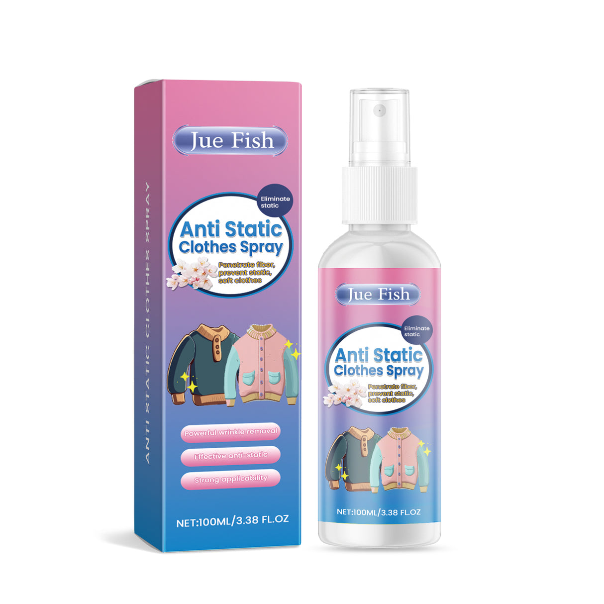 Clothing Anti-Static Spray, Soft And Comfortable To Reduce Clothing Wrinkles Smooth Clothing Care - V.I.P Digital Presence