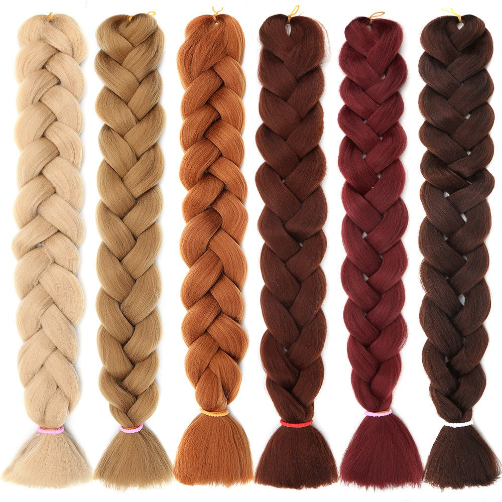 African Chemical Fiber Wig Large Braid Jumbo Braid Hair Dirty Braid High Temperature Yakis Braid - V.I.P Digital Presence
