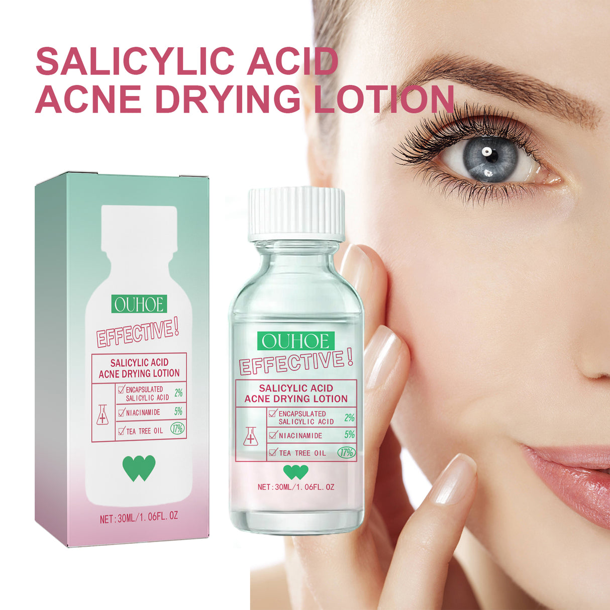 Salicylic Acid Acne Drying Lotion, Gentle Repair Acne-Skin Skin Moisturizing Lotion - V.I.P Digital Presence