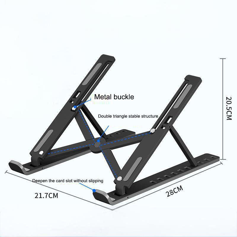 Laptop stand N3 folding lifting and cooling base, desktop tablet portable stand - V.I.P Digital Presence