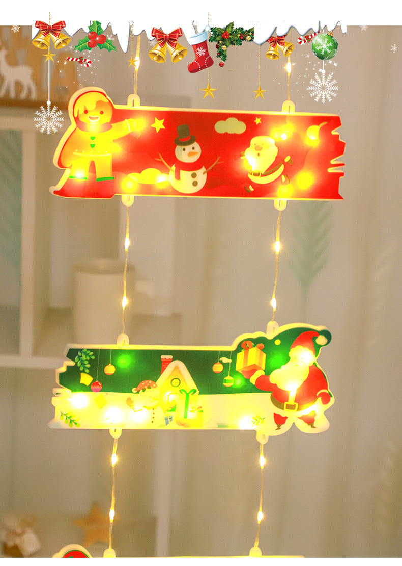 New hanging lights, LED signs, Christmas scene decoration, window display, light string, atmosphere lights - V.I.P Digital Presence