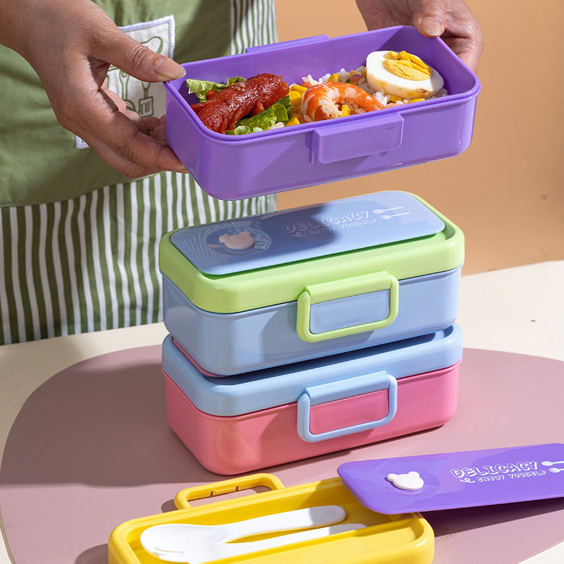 Cartoon cute fashion microwaveable lunch box portable lunch box - V.I.P Digital Presence