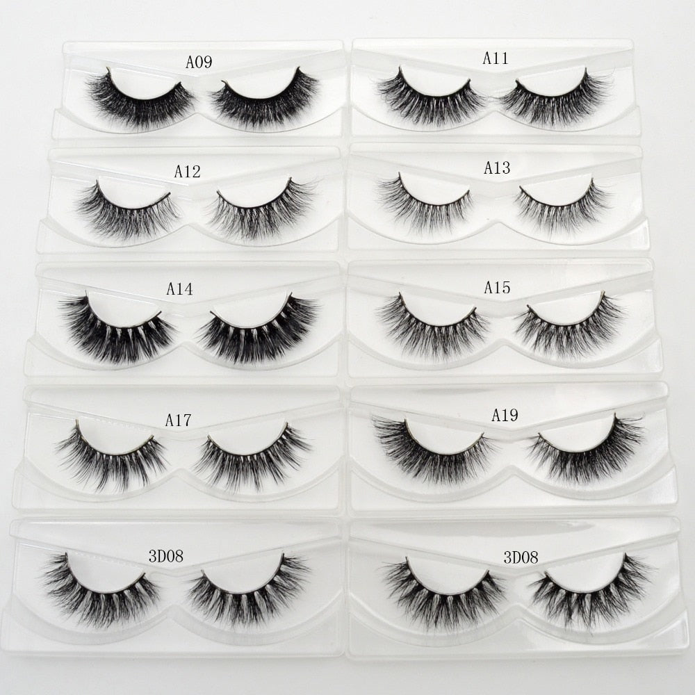 3D Mink Eyelashes Crossing Mink Lashes Hand Made Full Strip Eye Lashes 34 Styles cilios naturais False Lashes - V.I.P Digital Presence
