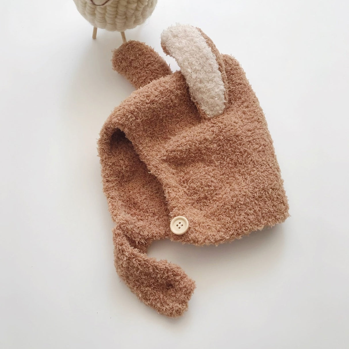 Baby Hat Warm In Autumn And Winter Baby Rabbit Ears Plush Korean Version Ear Cap Baby Hat Cute - V.I.P Digital Presence