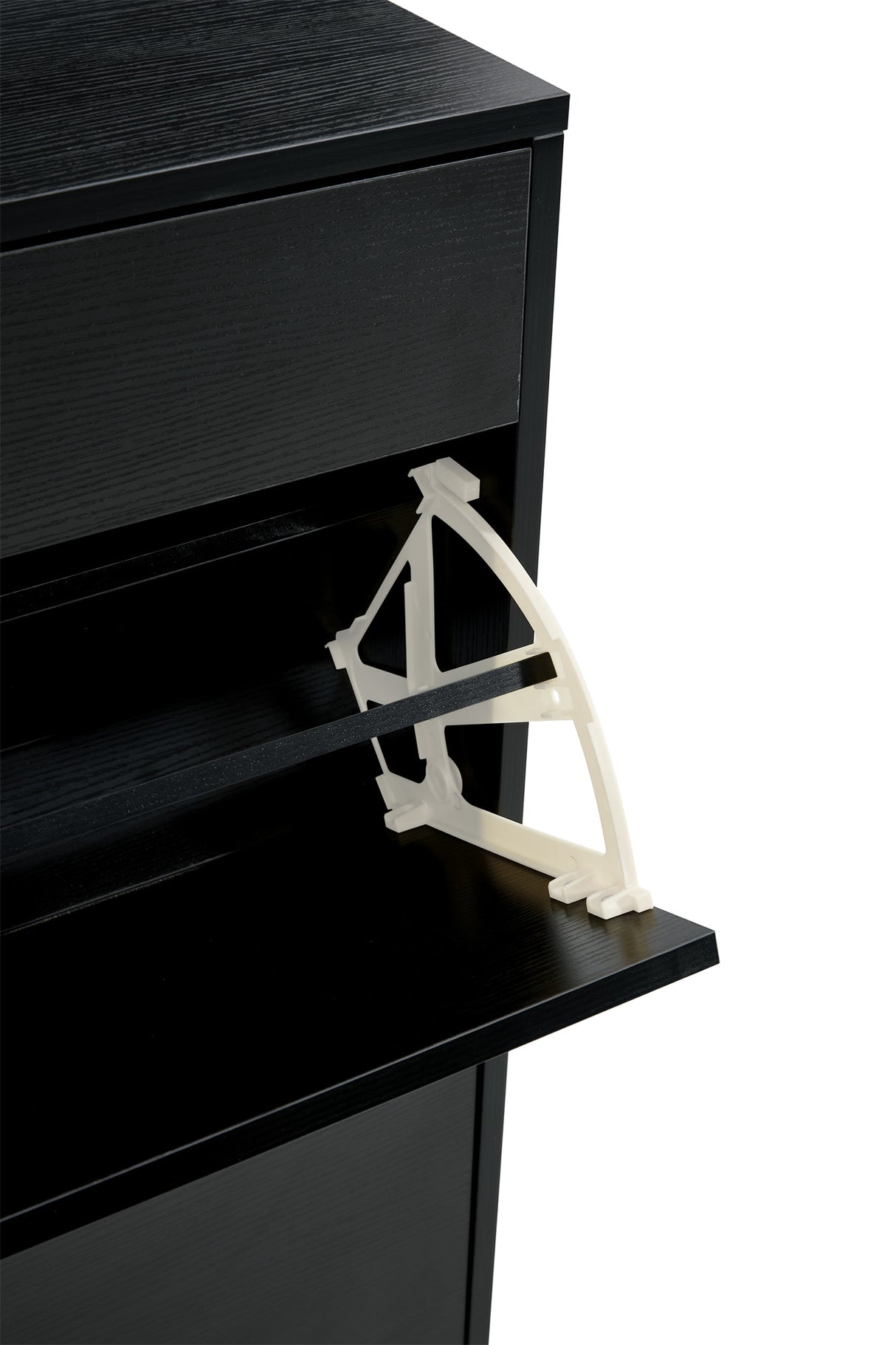 Shoe Cabinet , Shoe storage shelves, Black - V.I.P Digital Presence
