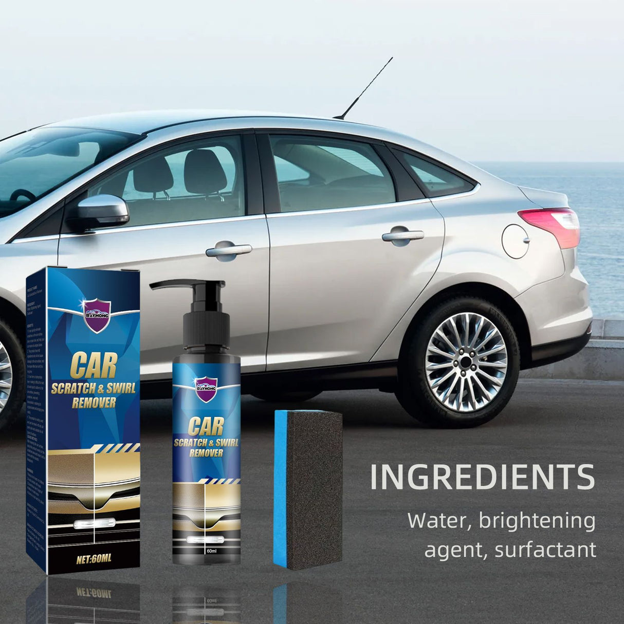 Car Scratch & Swirl Remover, Car Polishing Scratch Repair Paint Curing Renovation Touch-Up Detailer - V.I.P Digital Presence