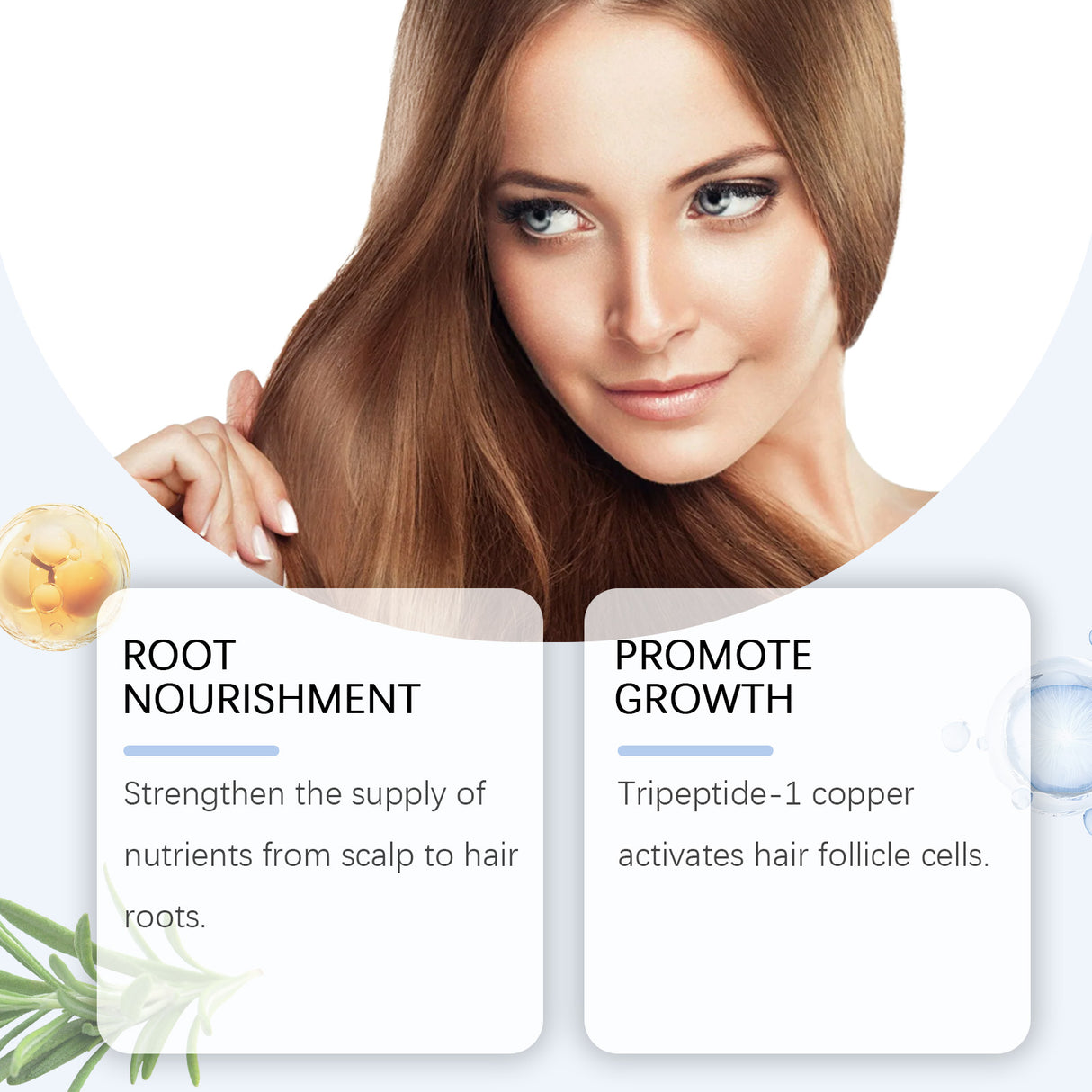 Tripeptide Hair Care Serum, Nourishes, Strengthens, Softeners And Improves Frizzy Hair - V.I.P Digital Presence