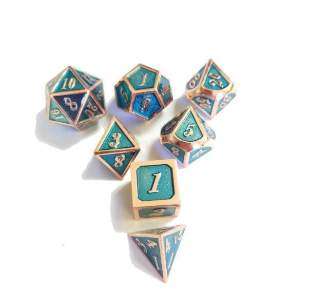 New font Dungeons & Dragons 7pcs/set Creative RPG Dice - V.I.P Digital Presence