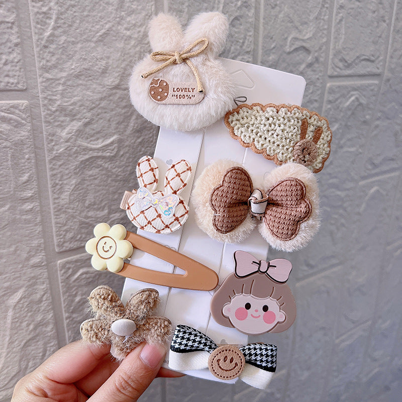 Autumn And Winter New Hair Accessories Hair Clip Girls Headdress Cute Plush Hair Side Clip - V.I.P Digital Presence